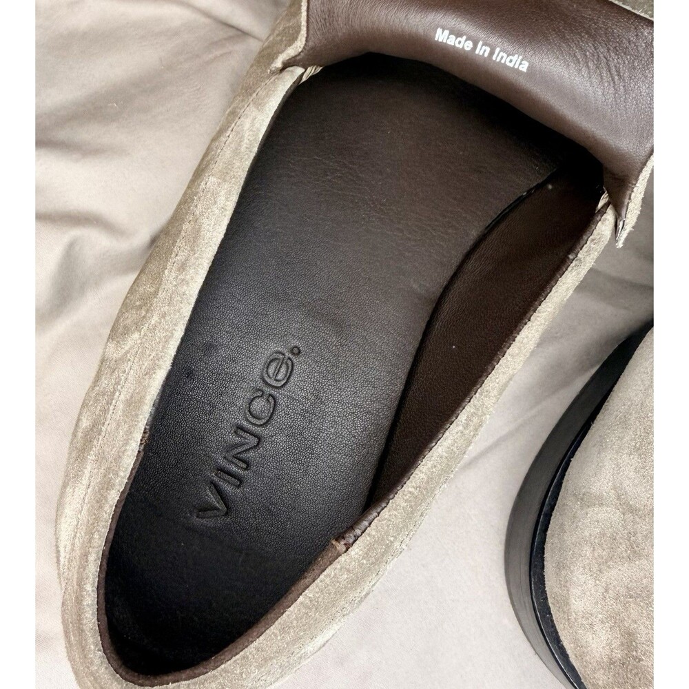 $350 MSRP Vince "Miles" Loafers in "Flint" Gray Suede Men's Size 10 EUC!! - Picture 5 of 7
